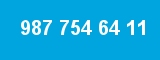 987 754 64 11 987 754 64 11